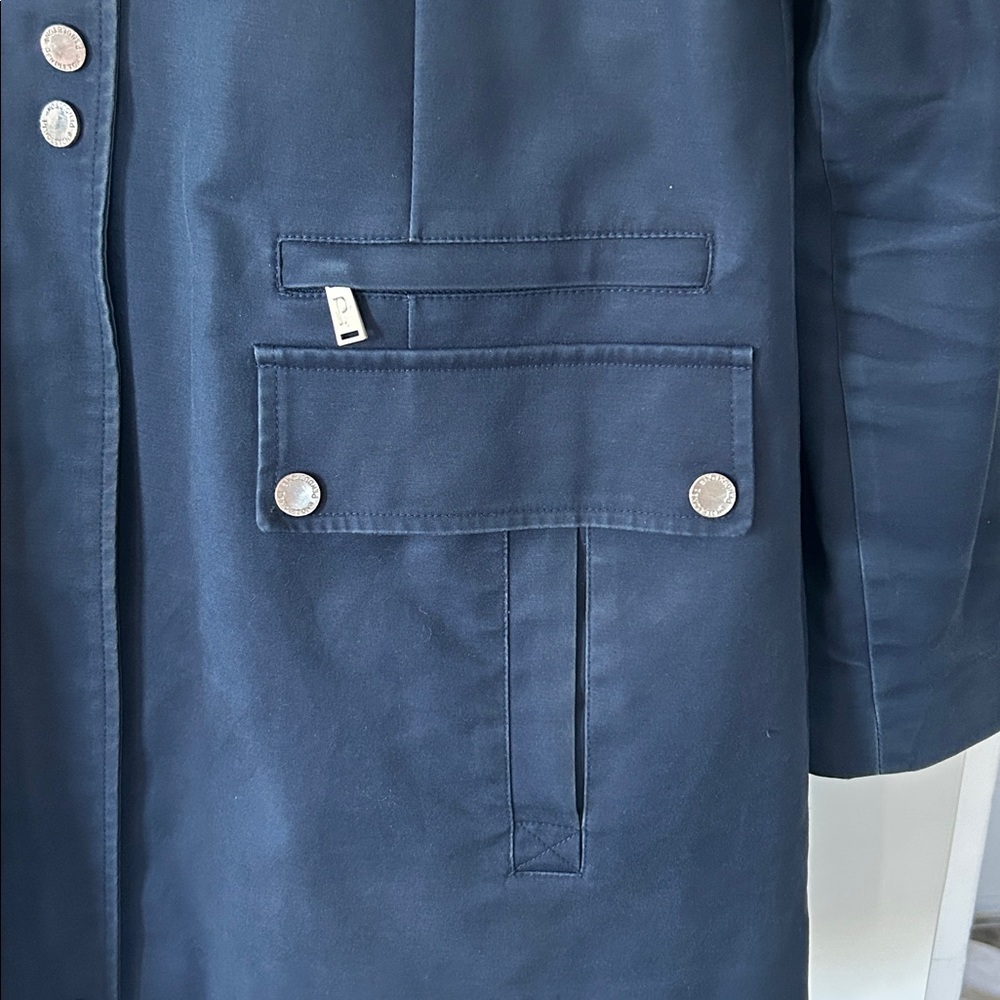 Pendleton Navy Plaid Lined Rain Jacket - image 4